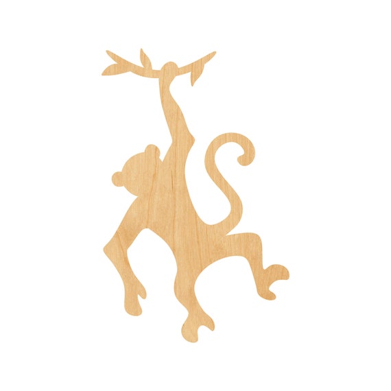 Ape Monkey - Laser Cut Out Unfinished Wood Craft Shape APE10 Ape Monkey - Laser Cut Out Unfinished Wood Craft Shape APE10