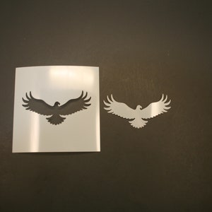 Flying Eagle Reusable Mylar Stencil - Art Supplies