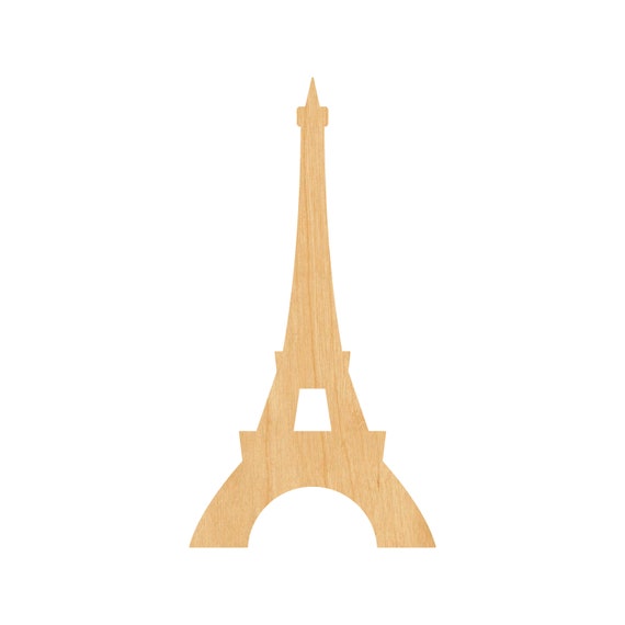 Word Paris Eiffel Tower - Laser Cut Out Unfinished Wood Craft Shape WLD95 Word Paris Eiffel Tower - Laser Cut Out Unfinished Wood Craft Shape WLD95