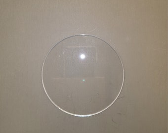 Circle Disc Clear Acrylic Plexiglass Shapes, Multiple Thicknesses
