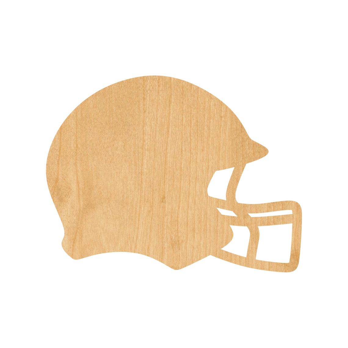 Football Helmet 3 Laser Cut Out Wood Shape Craft Supply - Etsy