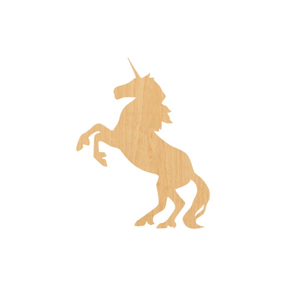 Unicorn - Laser Cut Out Unfinished Wood Craft Shape MYTH163 Unicorn - Laser Cut Out Unfinished Wood Craft Shape MYTH163