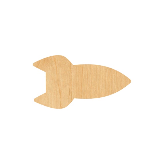 Spaceship - Laser Cut Out Unfinished Wood Craft Shape SPC48 Spaceship - Laser Cut Out Unfinished Wood Craft Shape SPC48