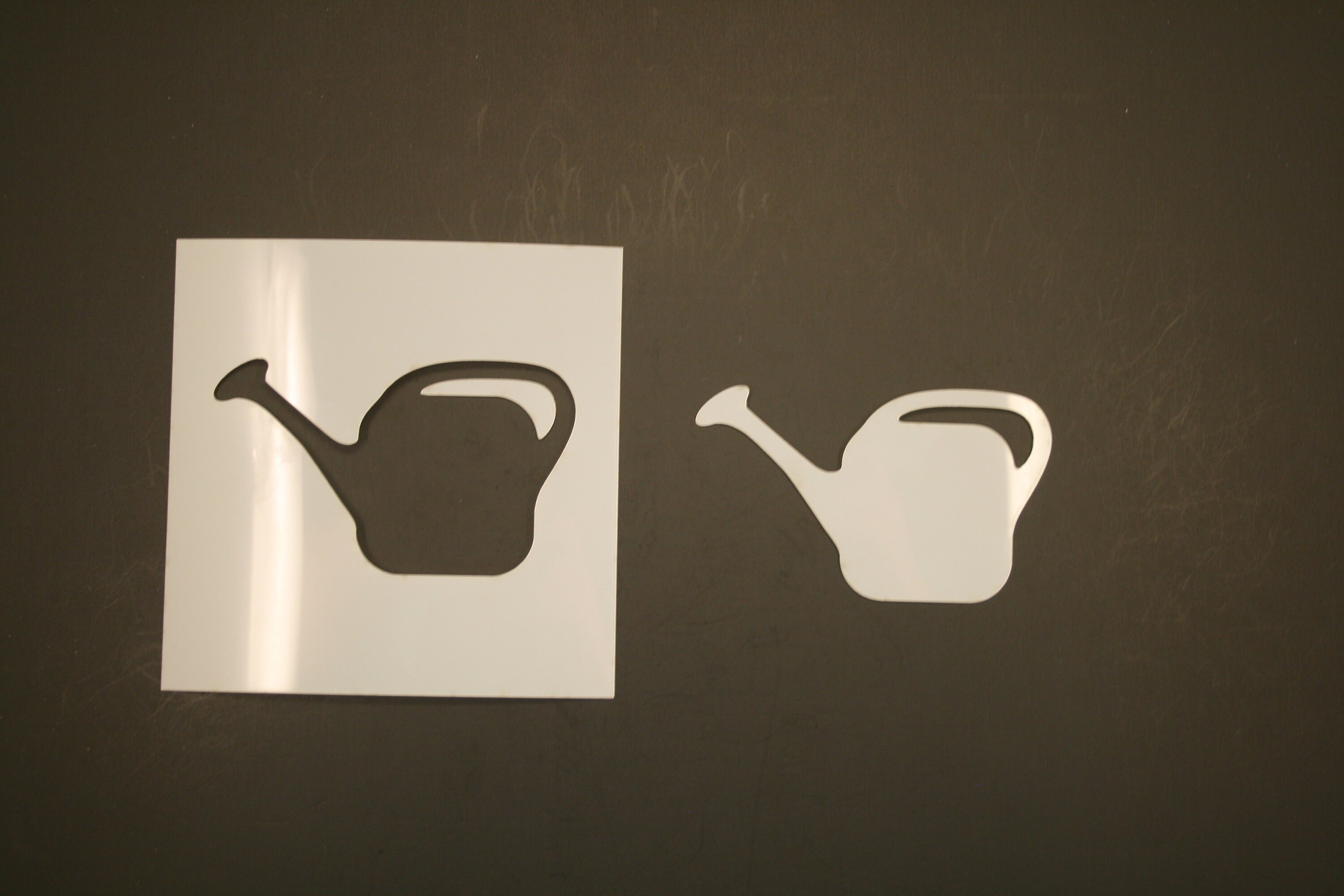 Watering Can Reusable Mylar Stencil Art Supplies Etsy UK
