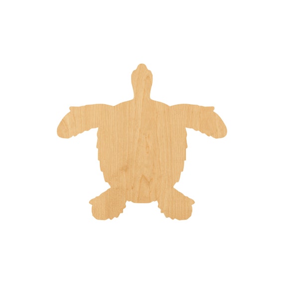 Sea Turtle - Laser Cut Out Unfinished Wood Craft Shape SEA72 Sea Turtle - Laser Cut Out Unfinished Wood Craft Shape SEA72
