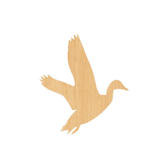 Bird Duck - Laser Cut Out Unfinished Wood Craft Shape BRD251 Bird Duck - Laser Cut Out Unfinished Wood Craft Shape BRD251