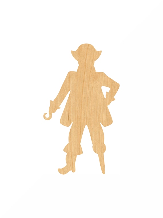 Flag Pirate - Laser Cut Out Unfinished Wood Craft Shape SKL15 Flag Pirate - Laser Cut Out Unfinished Wood Craft Shape SKL15