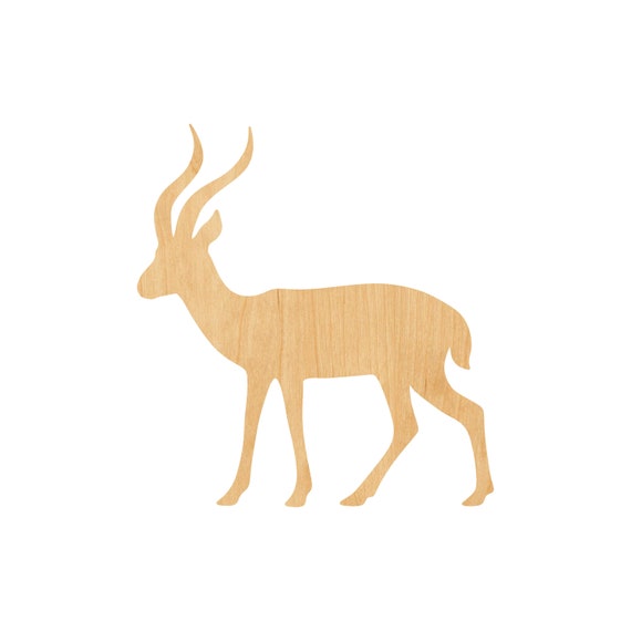 Scene Deer - Laser Cut Out Unfinished Wood Craft Shape DER72 Scene Deer - Laser Cut Out Unfinished Wood Craft Shape DER72
