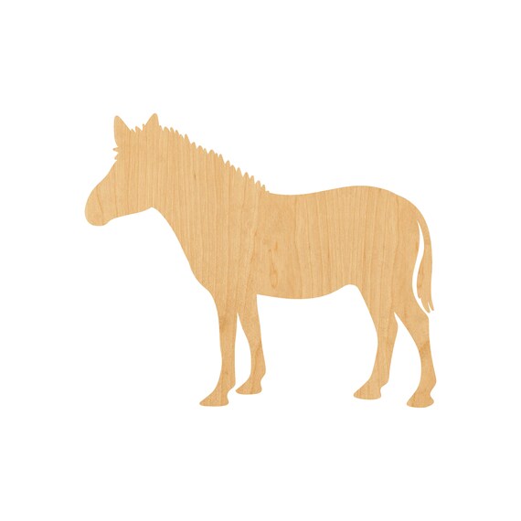 Zebra - Laser Cut Out Unfinished Wood Craft Shape ANML67 Zebra - Laser Cut Out Unfinished Wood Craft Shape ANML67