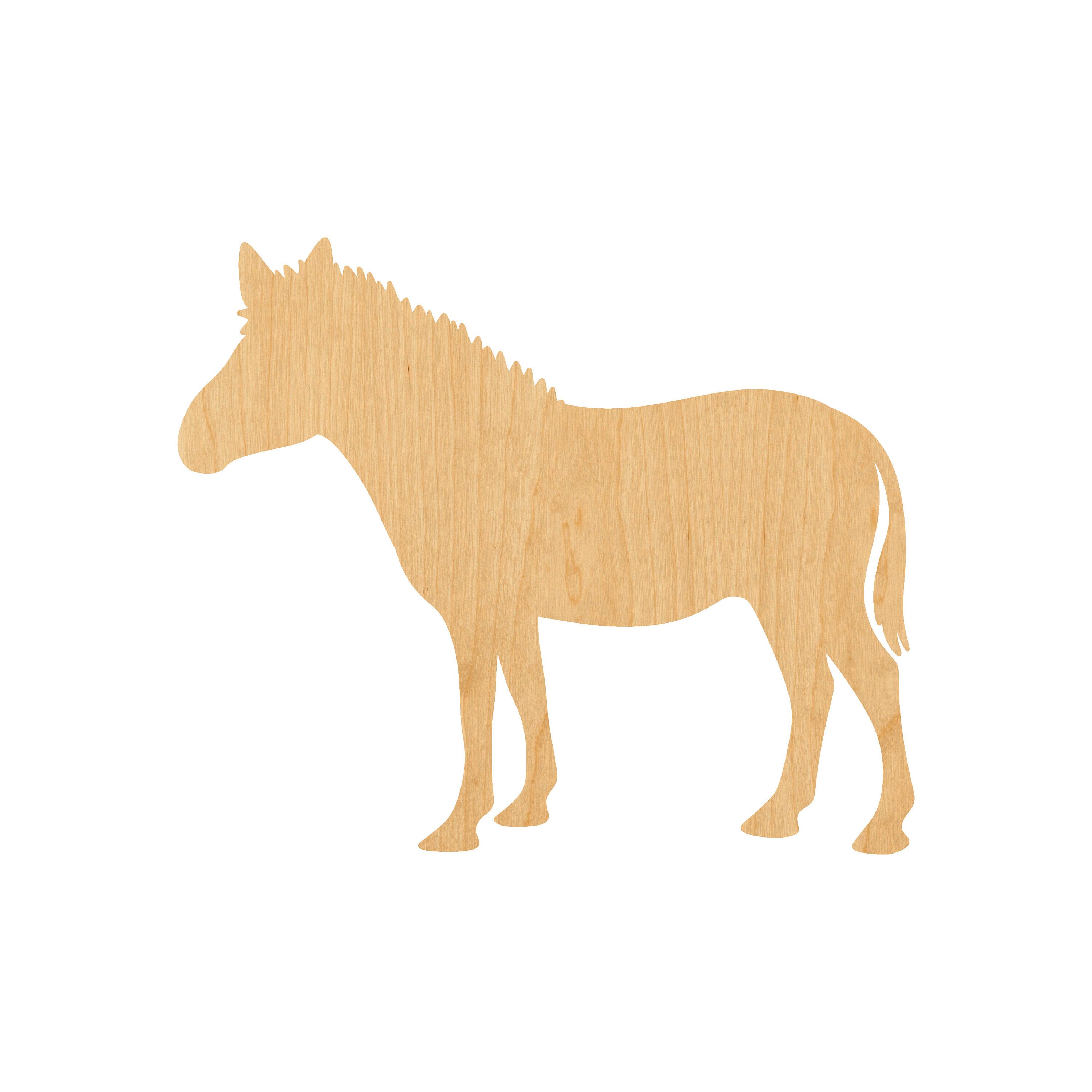 Zebra - Laser Cut Out Unfinished Wood Craft Shape ANML67 Zebra - Laser Cut Out Unfinished Wood Craft Shape ANML67