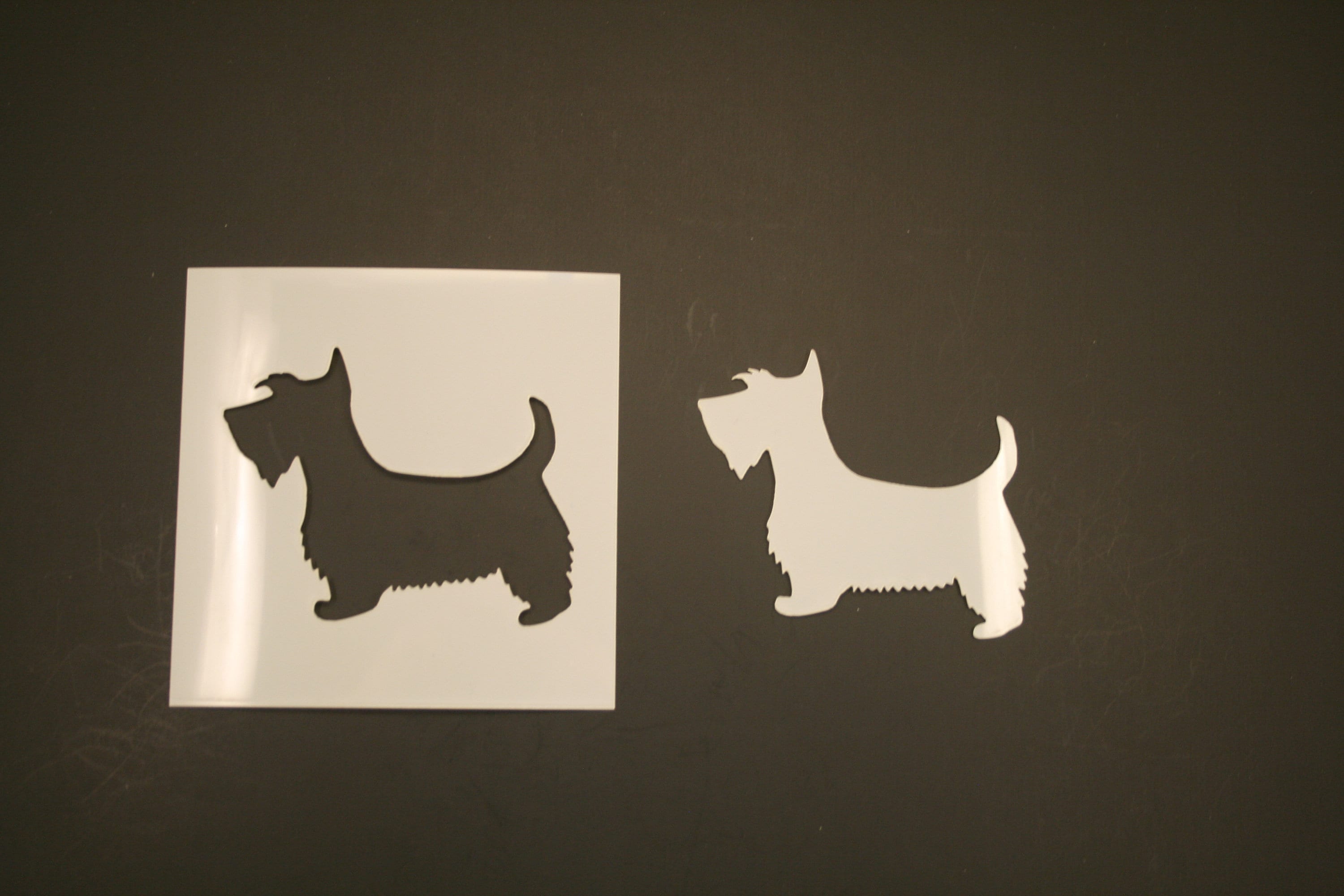 Scottie Dog Reusable Mylar Stencil Art Supplies Etsy