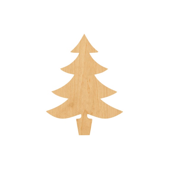 Tree - Laser Cut Out Unfinished Wood Craft Shape XMS133 Tree - Laser Cut Out Unfinished Wood Craft Shape XMS133