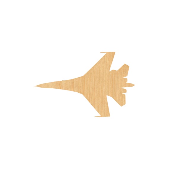 Airplane - Laser Cut Out Unfinished Wood Craft Shape PLN11 Airplane - Laser Cut Out Unfinished Wood Craft Shape PLN11
