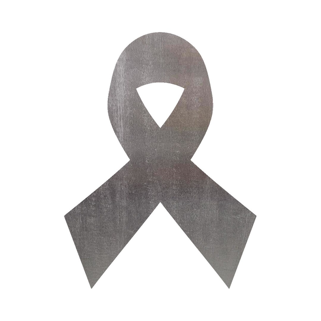 Cancer Ribbon Steel Cut Out Shape Metal Art Decoration Home Decor Craft ...