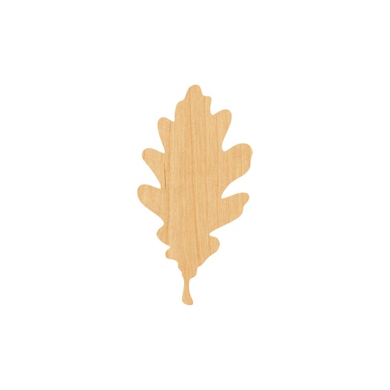 Leaf - Laser Cut Out Unfinished Wood Craft Shape LEF47 Leaf - Laser Cut Out Unfinished Wood Craft Shape LEF47