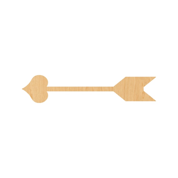 Arrow - Laser Cut Out Unfinished Wood Craft Shape WPN72 Arrow - Laser Cut Out Unfinished Wood Craft Shape WPN72
