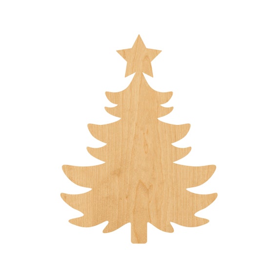 Tree - Laser Cut Out Unfinished Wood Craft Shape TRE29 Tree - Laser Cut Out Unfinished Wood Craft Shape TRE29