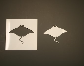 Manta Ray Reusable Mylar Stencil - Art Supplies