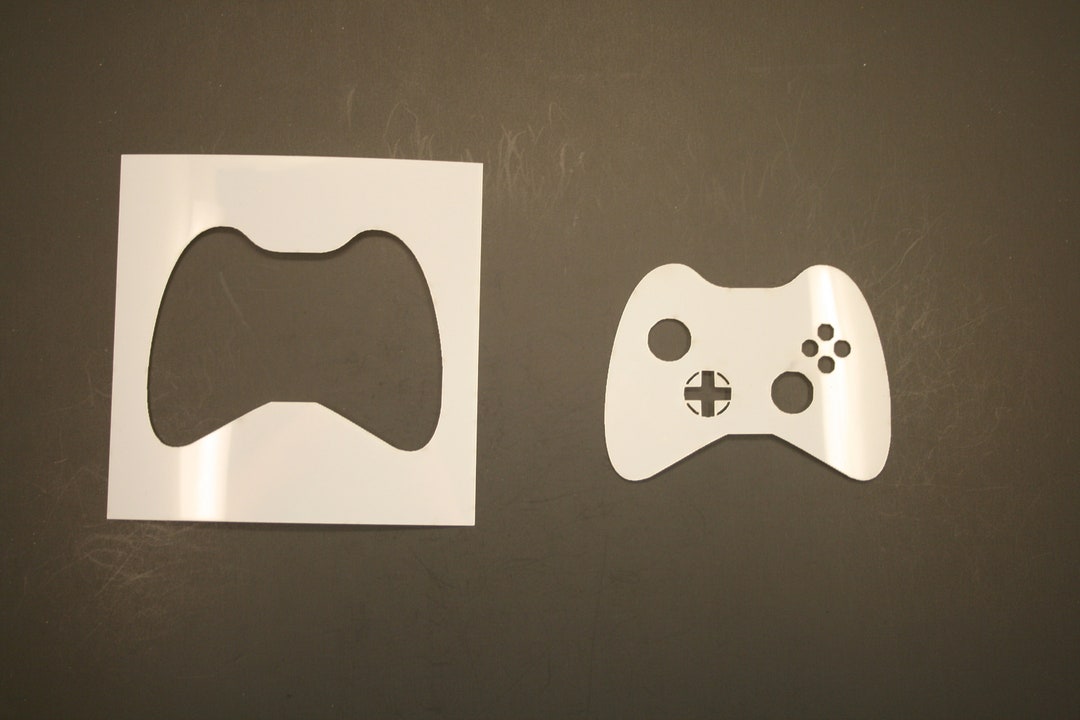 Game Controller Reusable Mylar Stencil Art Supplies Etsy