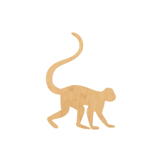 Ape Monkey - Laser Cut Out Unfinished Wood Craft Shape APE2 Ape Monkey - Laser Cut Out Unfinished Wood Craft Shape APE2