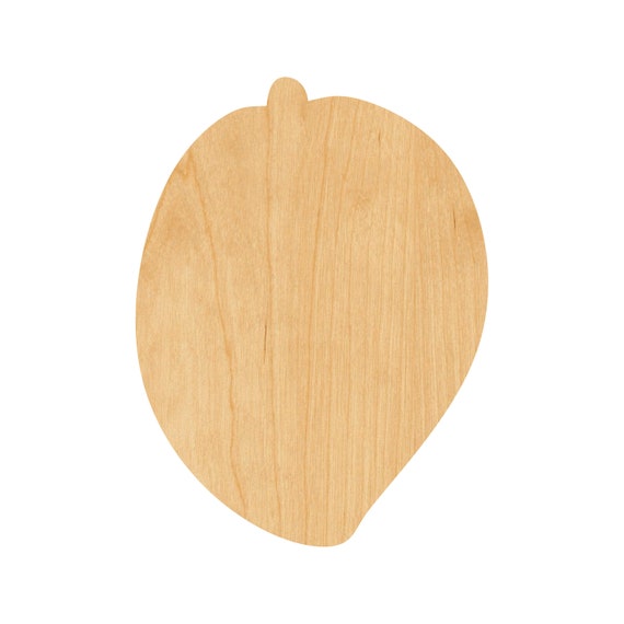 Mango Laser Cut Out Wood Shape Craft Supply Woodcraft Cutout