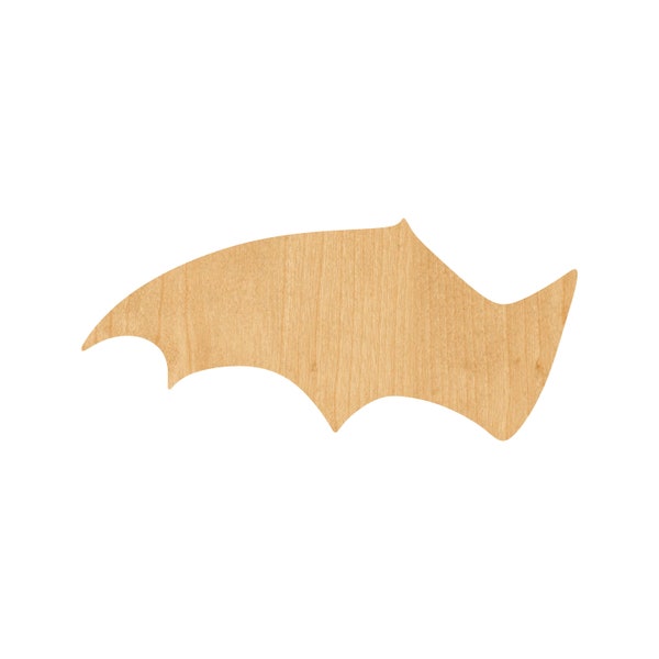 Bat Wing Laser Cut Out Wood Shape Craft Supply – Woodcraft Cutout