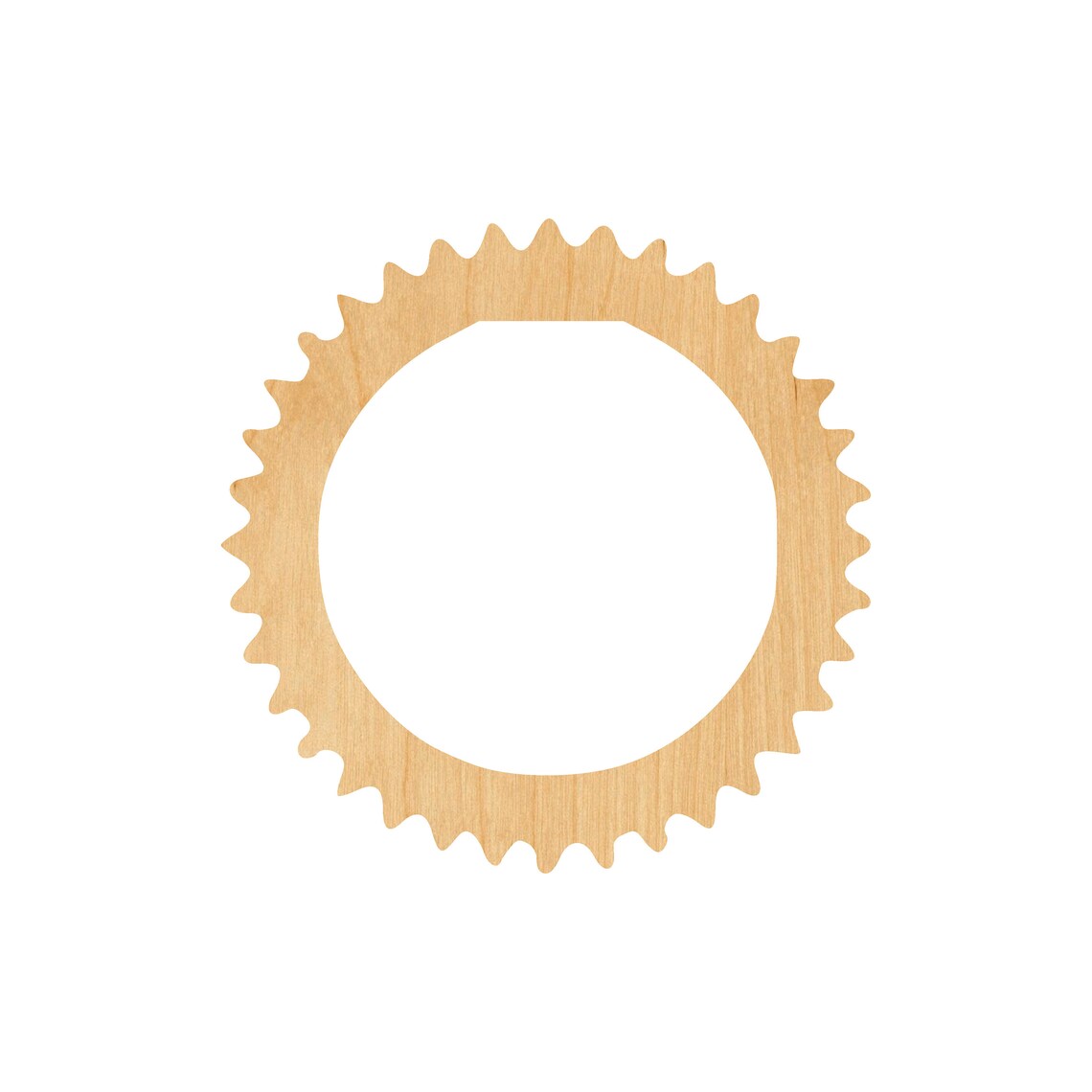 Gear 14 Laser Cut Out Wood