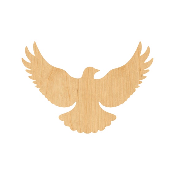 Bird Dove - Laser Cut Out Unfinished Wood Craft Shape BRD166 Bird Dove - Laser Cut Out Unfinished Wood Craft Shape BRD166