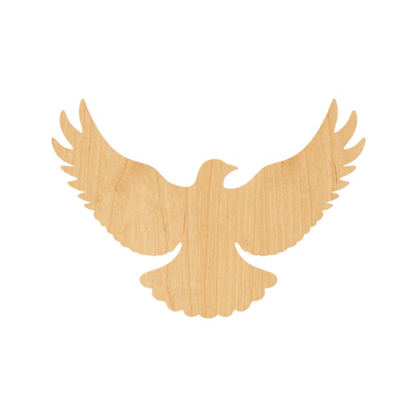 Flying Dove Laser Cut Out Wood Shape Craft Supply – Woodcraft Cutout