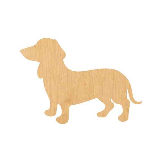 Dog - Laser Cut Out Unfinished Wood Craft Shape DOG35 Dog - Laser Cut Out Unfinished Wood Craft Shape DOG35
