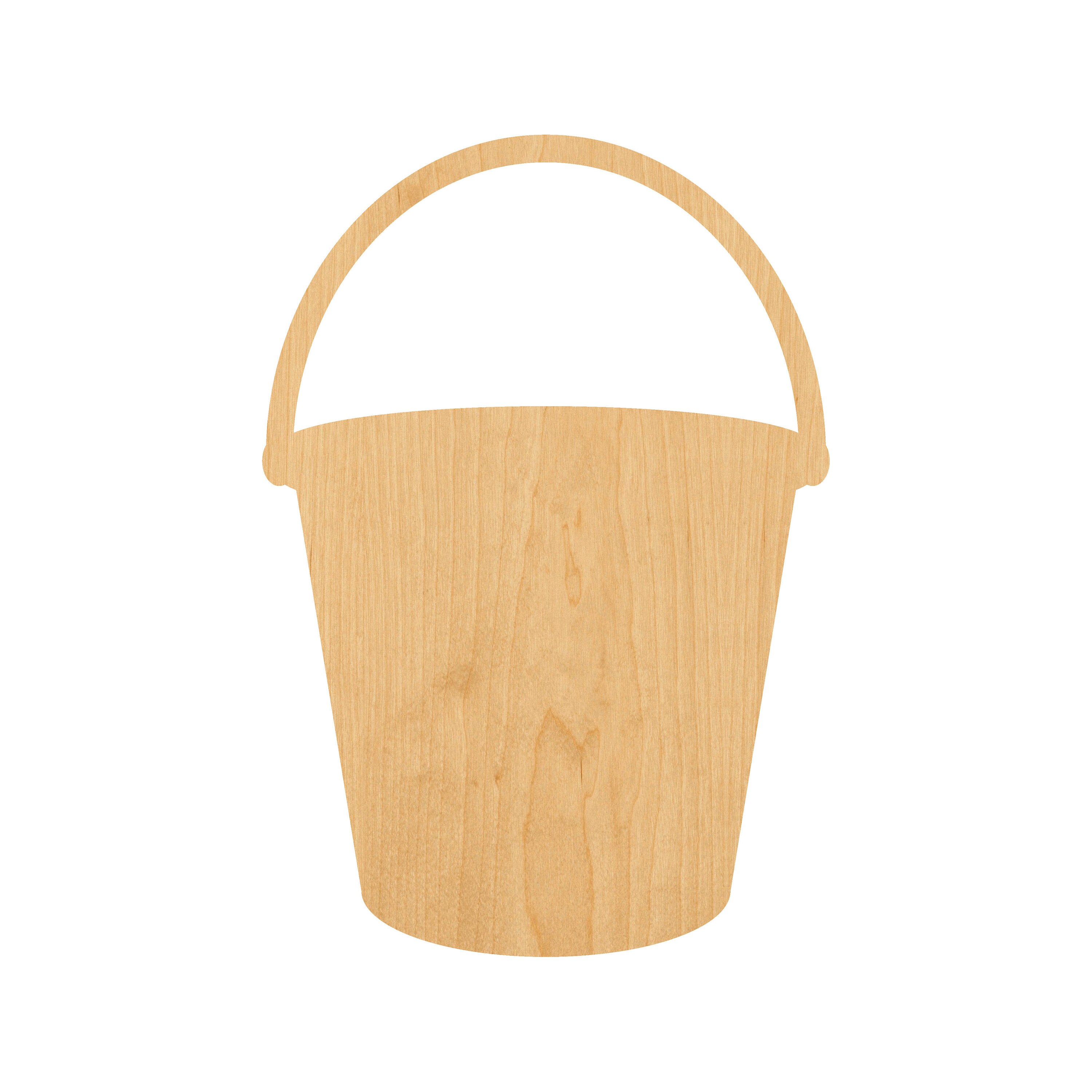Bucket Laser Cut Out Wood Shape Craft Supply - Woodcraft Cutout - Etsy