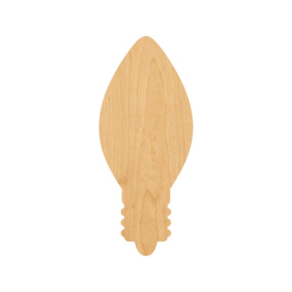 Decor Lightbulb - Laser Cut Out Unfinished Wood Craft Shape XMS23 Decor Lightbulb - Laser Cut Out Unfinished Wood Craft Shape XMS23