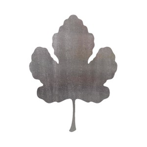 Fig Leaf Steel Cut Out Shape Metal Art Decoration Home Decor Craft Supply