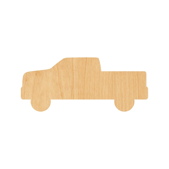 Car Truck - Laser Cut Out Unfinished Wood Craft Shape CAR107 Car Truck - Laser Cut Out Unfinished Wood Craft Shape CAR107