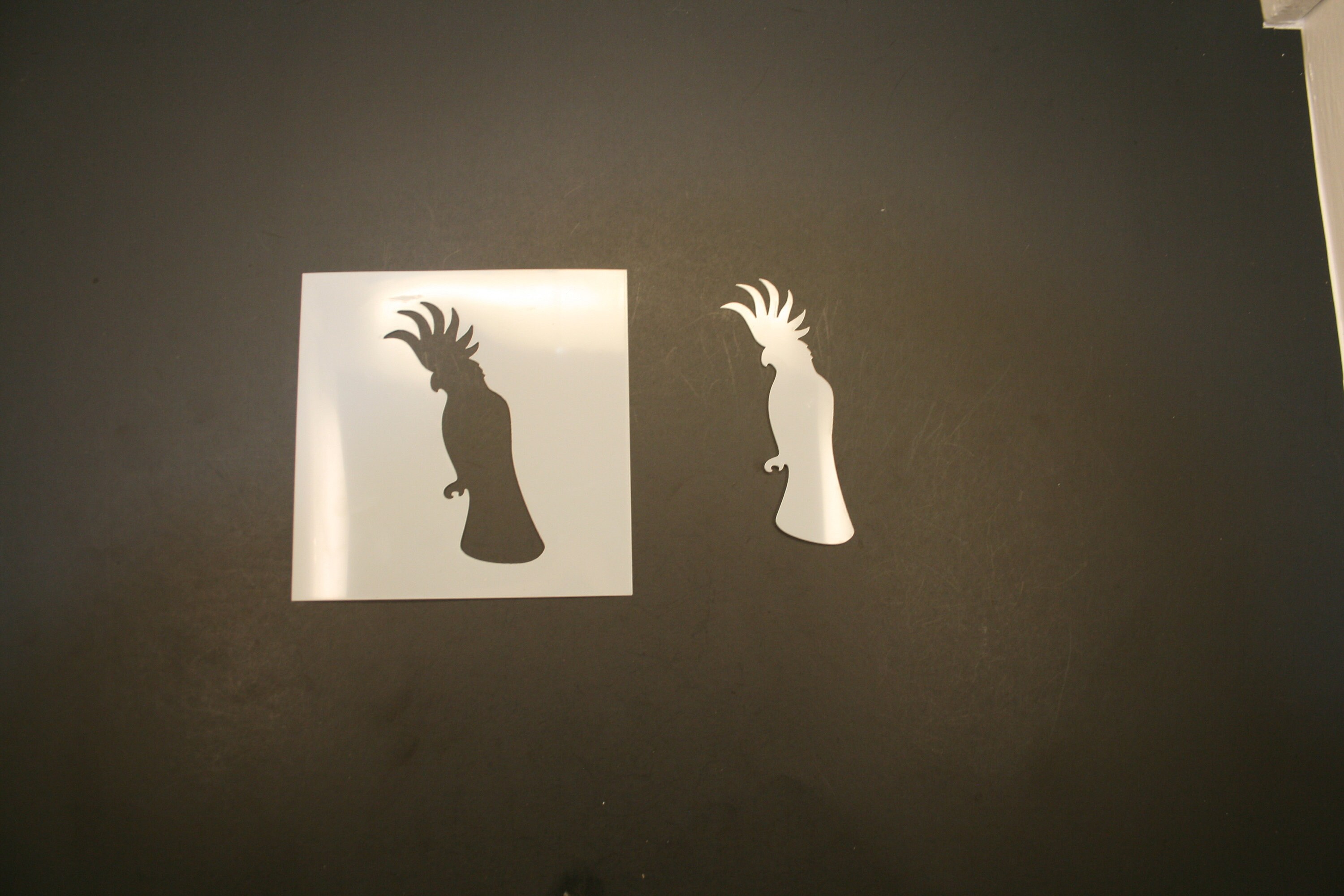 Cockatoo Reusable Mylar Stencil Art Supplies - Etsy