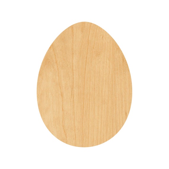 Easter Egg - Laser Cut Out Unfinished Wood Craft Shape ESR3 Easter Egg - Laser Cut Out Unfinished Wood Craft Shape ESR3
