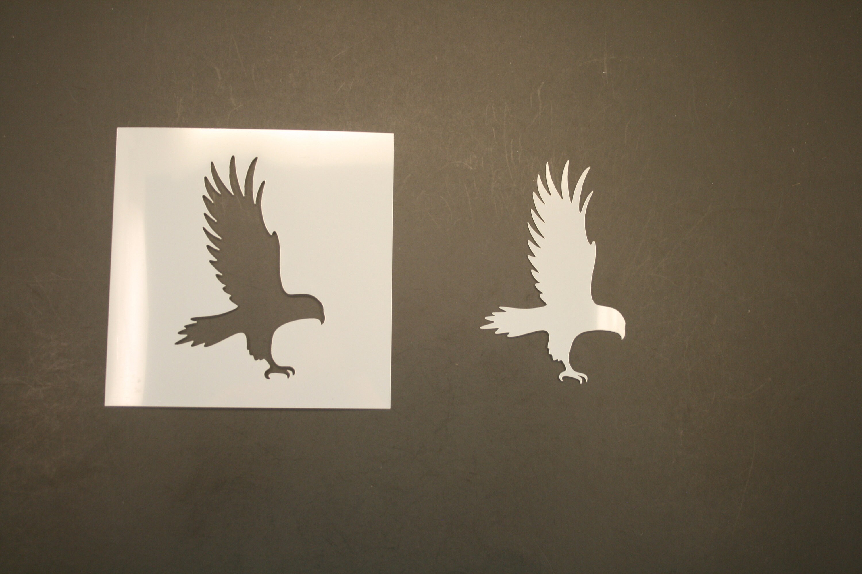 Hawk Reusable Mylar Stencil Art Supplies Etsy
