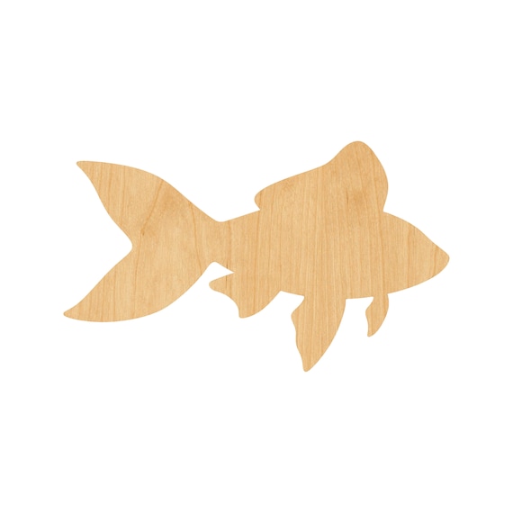 Fish - Laser Cut Out Unfinished Wood Craft Shape FSH47 Fish - Laser Cut Out Unfinished Wood Craft Shape FSH47
