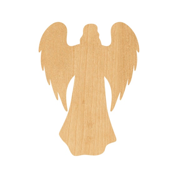 Angel - Laser Cut Out Unfinished Wood Craft Shape XMS16 Angel - Laser Cut Out Unfinished Wood Craft Shape XMS16