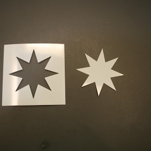 Star 6 Reusable Mylar Stencil - Art Supplies