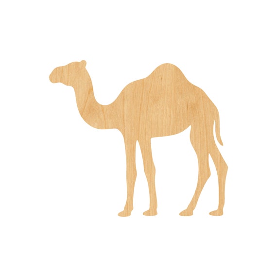 Camel - Laser Cut Out Unfinished Wood Craft Shape CML6 Camel - Laser Cut Out Unfinished Wood Craft Shape CML6