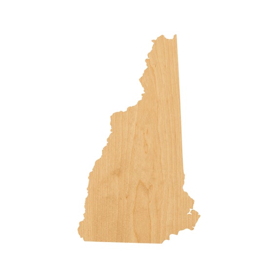 State New Hampshire - Laser Cut Out Unfinished Wood Craft Shape STAT77 State New Hampshire - Laser Cut Out Unfinished Wood Craft Shape STAT77