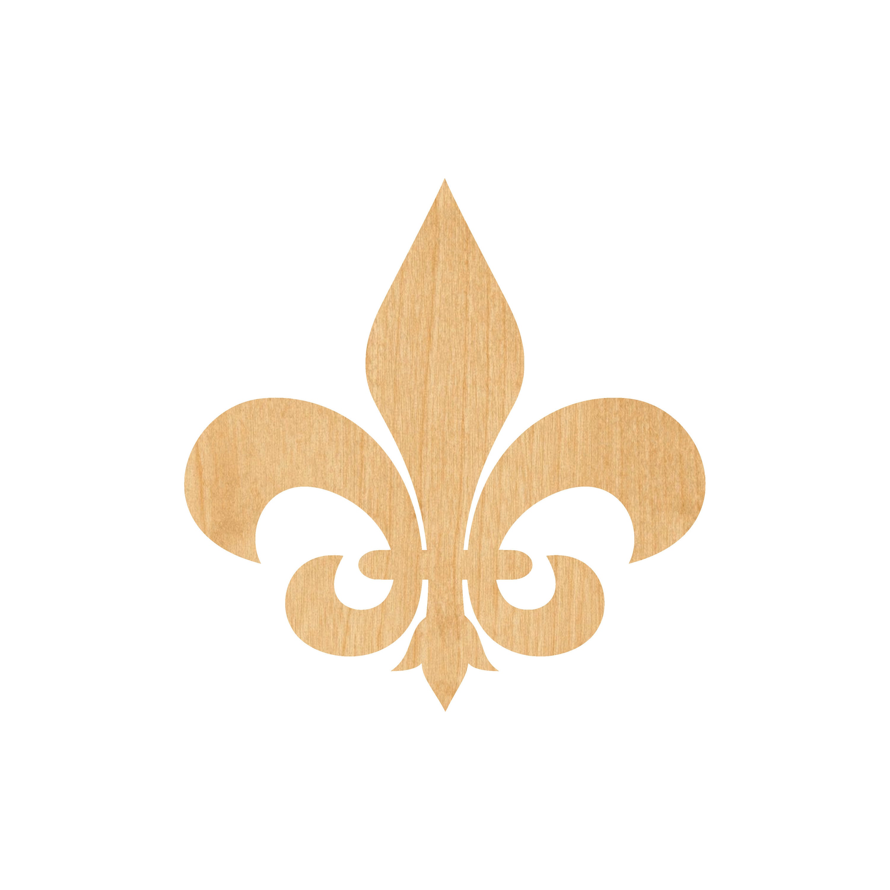 Design Fleur de Lis - Laser Cut Out Unfinished Wood Craft Shape DSN37 Design Fleur de Lis - Laser Cut Out Unfinished Wood Craft Shape DSN37