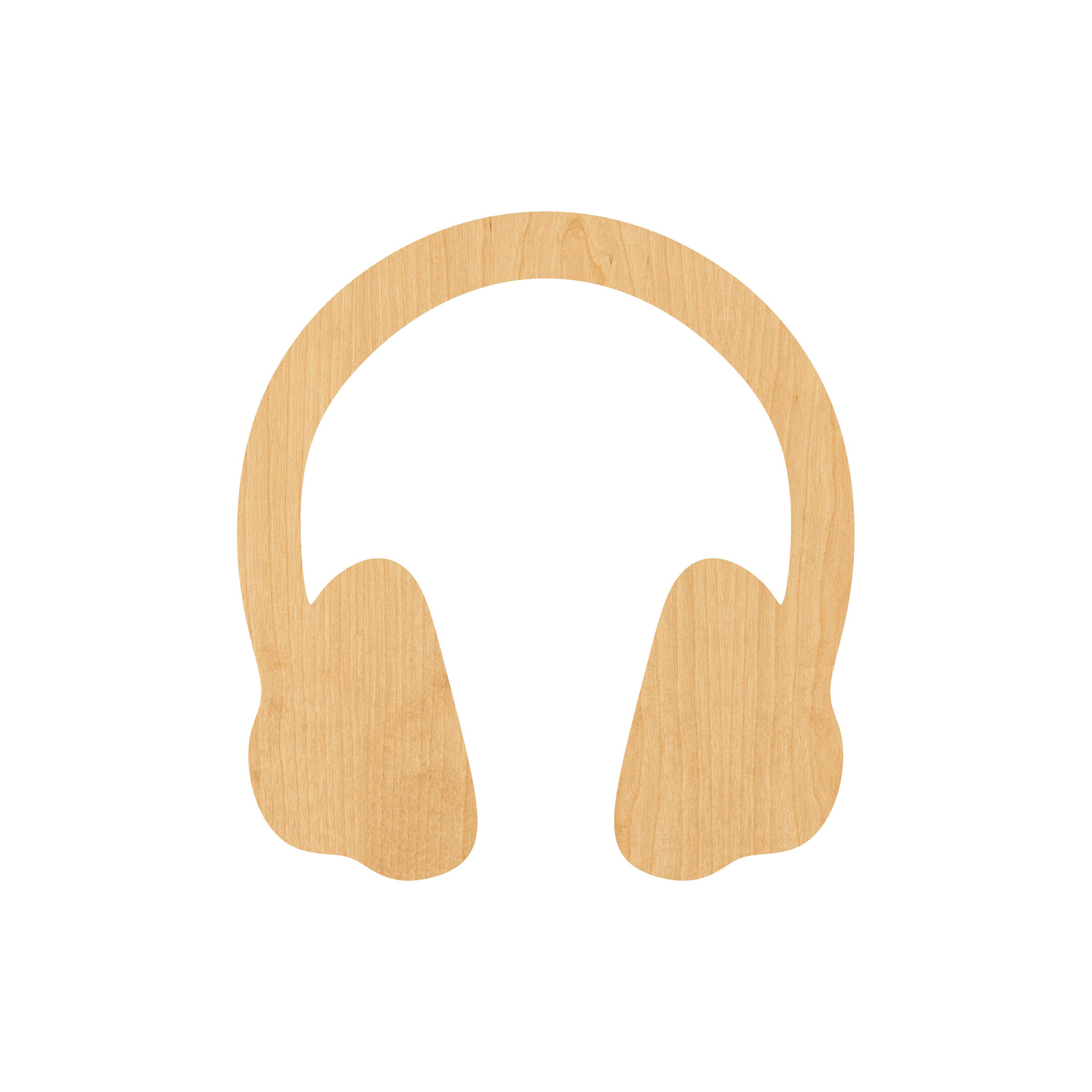 Headphones Laser Cut Out Wood Shape Craft Supply Woodcraft Etsy UK
