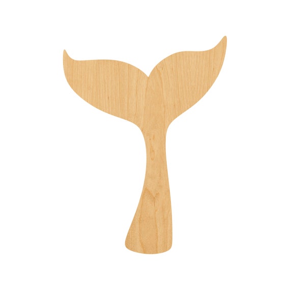 Whale - Laser Cut Out Unfinished Wood Craft Shape SEA33 Whale - Laser Cut Out Unfinished Wood Craft Shape SEA33