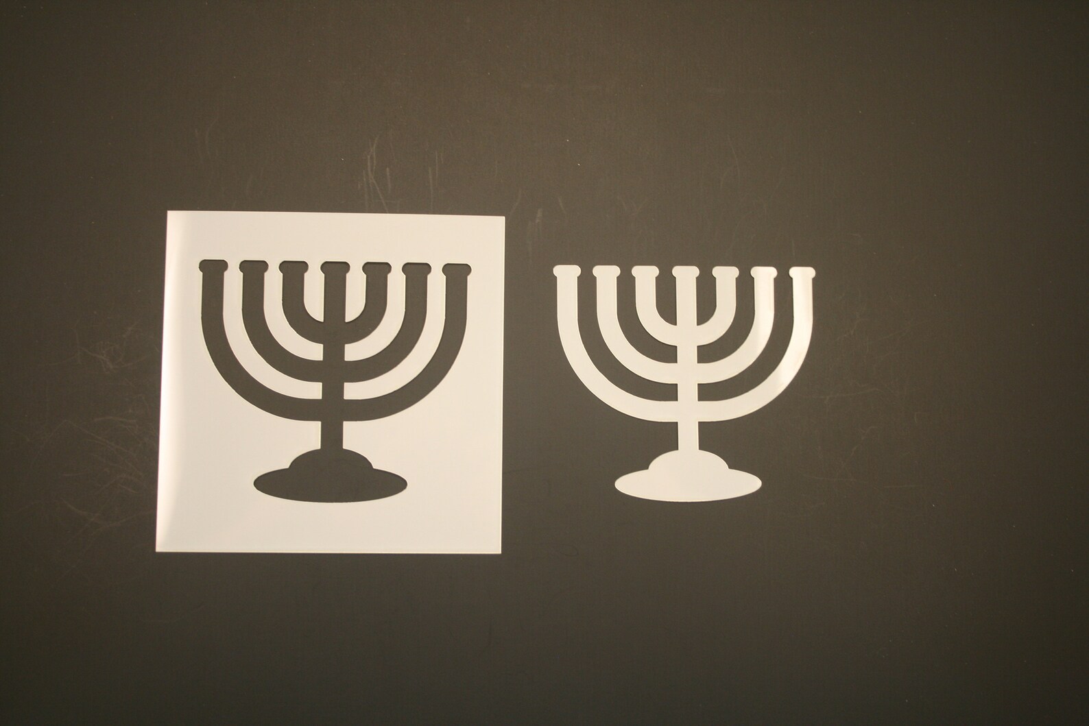 Menorah Reusable Mylar Stencil Art Supplies Etsy