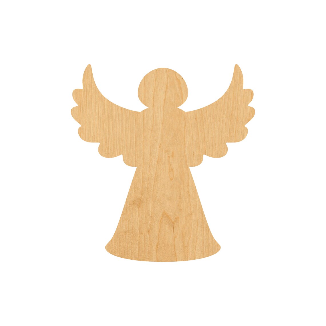 Christmas Tree Angel Laser Cut Out Wood Shape Craft Supply | Etsy