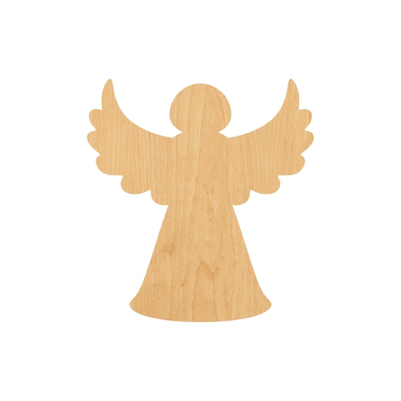Angel - Laser Cut Out Unfinished Wood Craft Shape XMS16 Angel - Laser Cut Out Unfinished Wood Craft Shape XMS16