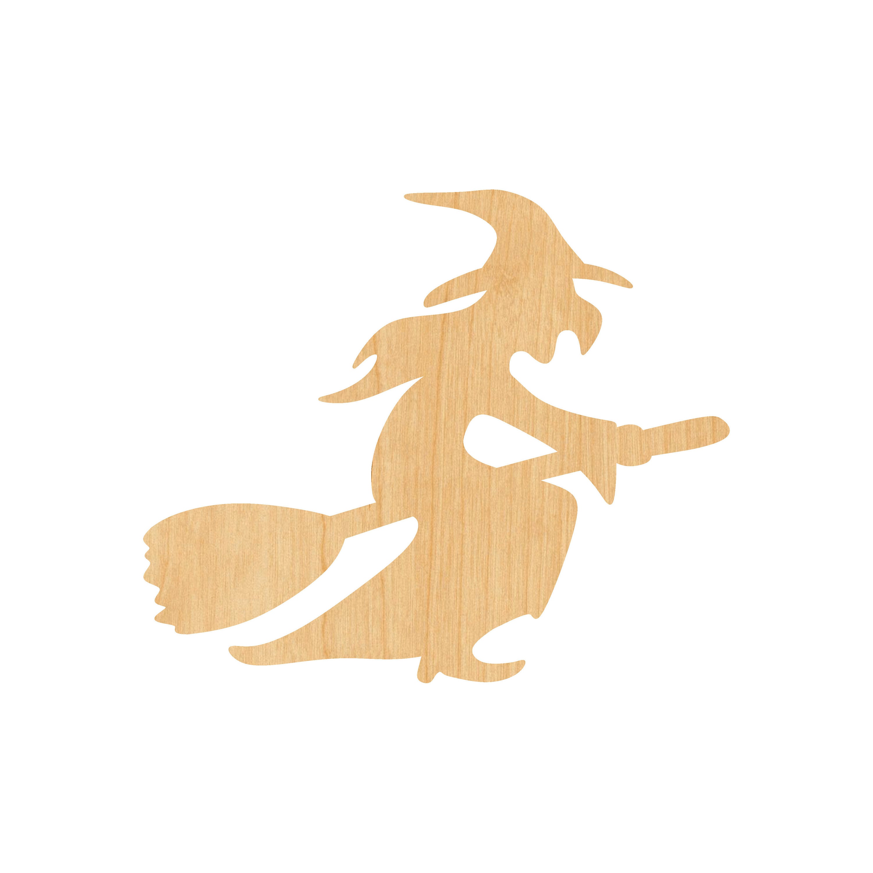 Witch - Laser Cut Out Unfinished Wood Craft Shape FAL182 Witch - Laser Cut Out Unfinished Wood Craft Shape FAL182
