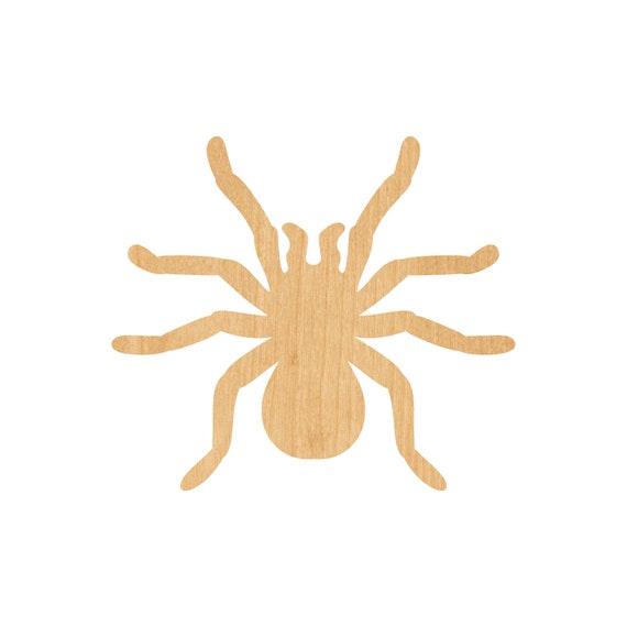Spider - Laser Cut Out Unfinished Wood Craft Shape BUG31 Spider - Laser Cut Out Unfinished Wood Craft Shape BUG31